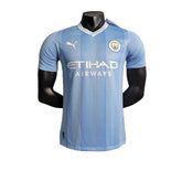 Camisa Manchester City I (Home) 23/24 - Jogador Masculina - Azul