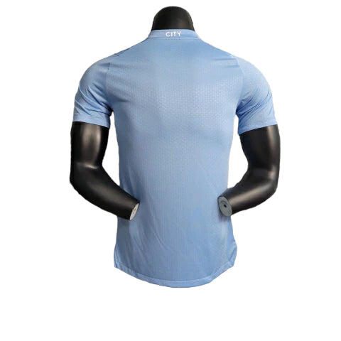 Camisa Manchester City I (Home) 23/24 - Jogador Masculina - Azul