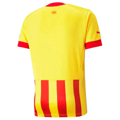 Camisa Girona II (Away) 22/23 - Torcedor Masculina - Amarelo - Manto Elegante