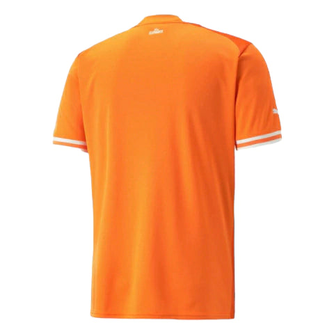 Camisa Seleção da Costa do Marfim I (Home) 2022 - Torcedor Masculina - Laranja - Manto Elegante