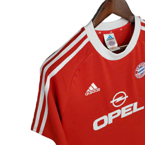 Camisa Retrô Bayern de Munique I (Home) 2000 - Torcedor Masculina - Vermelho