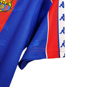 Camisa Retrô Barcelona I (Home) 1992 - Torcedor Masculina - Vermelho e Azul - Manto Elegante