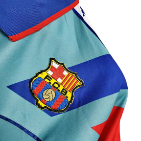 Camisa Retrô Barcelona II (Away) 1992 - Torcedor Masculina - Azul - Manto Elegante