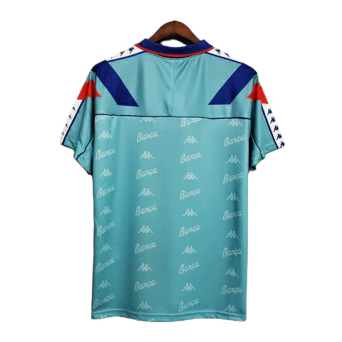 Camisa Retrô Barcelona II (Away) 1992 - Torcedor Masculina - Azul - Manto Elegante