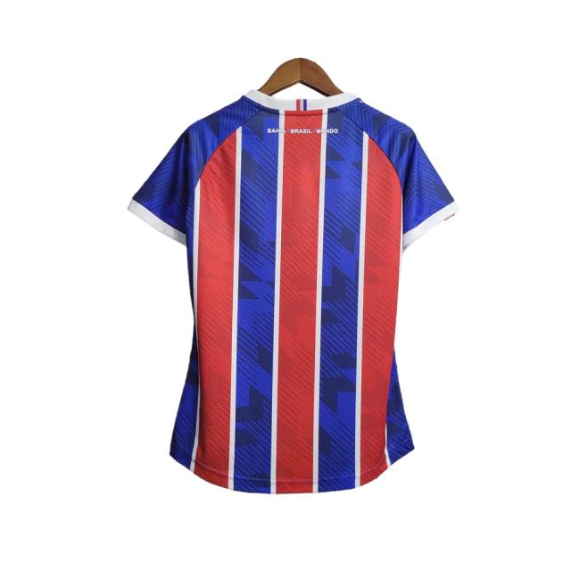 Camisa Bahia II 23/24 - Torcedor Feminina - Azul e Vermelho - Manto Elegante