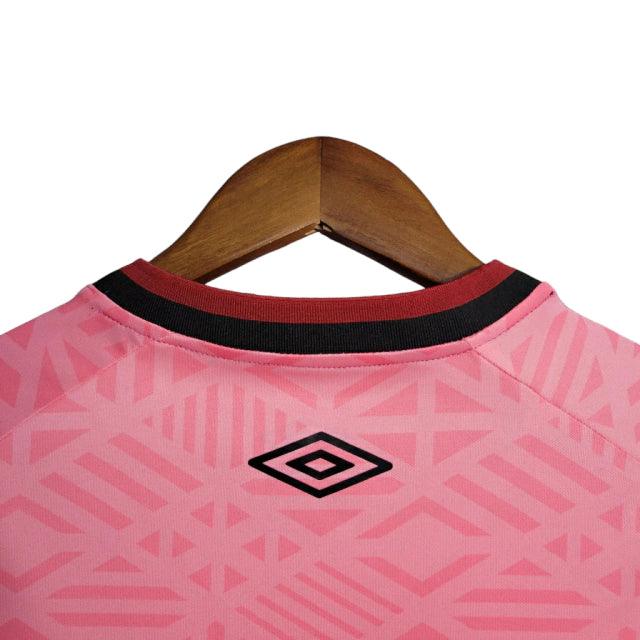 Camisa Athletico Paranaense Outubro Rosa 22/23 - Torcedor Feminina - Rosa - Manto Elegante