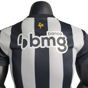 Camisa Atlético Mineiro I 23/24 - Jogador Masculina - Preto e Branco
