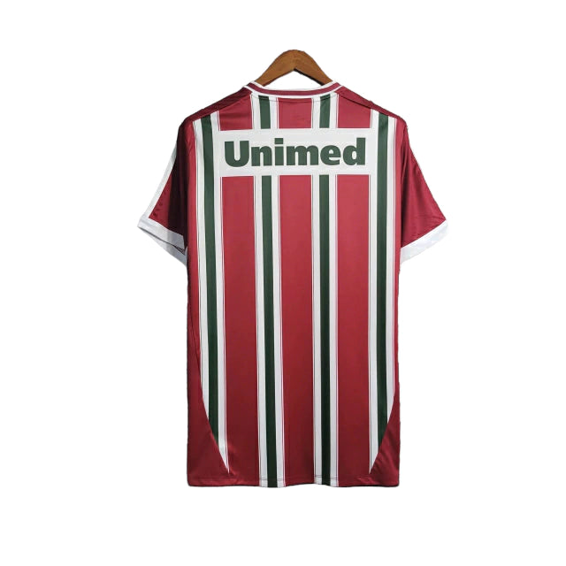 Camisa Retrô Fluminense I 2012 - Torcedor Masculina - Tricolor / Unimed - Manto Elegante