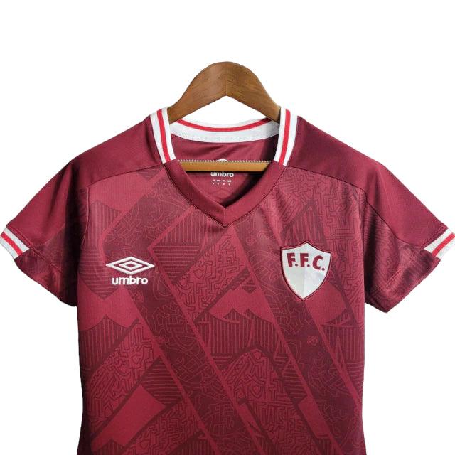 Camisa Fluminense III 22/23 - Torcedor Feminina - Vinho - Manto Elegante