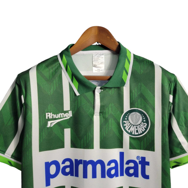 Camisa Retrô Palmeiras I 1996 - Torcedor Masculina - Verde - Manto Elegante