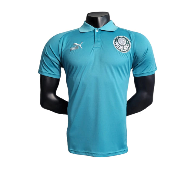 Camisa Polo Palmeiras 23/24 - Torcedor Masculina - Azul - Manto Elegante