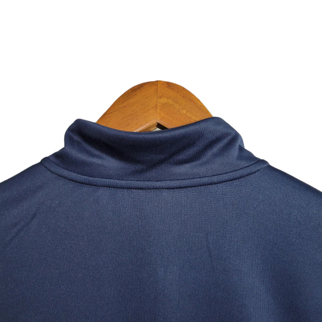 São Paulo 23/24 Jacket - Men's - Beige | Gold Embroidered Shield 