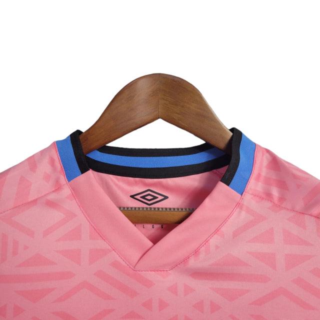 Camisa Grêmio Outubro Rosa 22/23 - Torcedor Feminina - Rosa - Manto Elegante