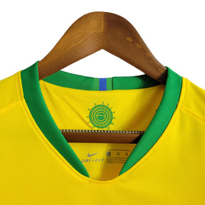 Camisa do Brasil I (Home) 2018 - Torcedor Masculina - Amarelo - Manto Elegante