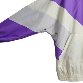 Jaqueta Corta-Vento Flamengo 23/24 - Masculina - Roxo e Branco - Manto Elegante