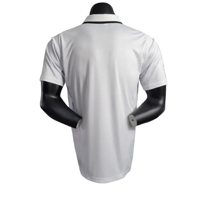 Camisa Polo Flamengo 23/24 - Torcedor Masculina - Branco - Manto Elegante