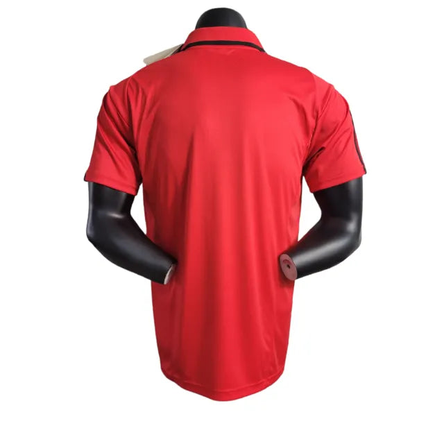 Camisa Polo Flamengo 23/24 - Torcedor Masculina - Vermelho - Manto Elegante