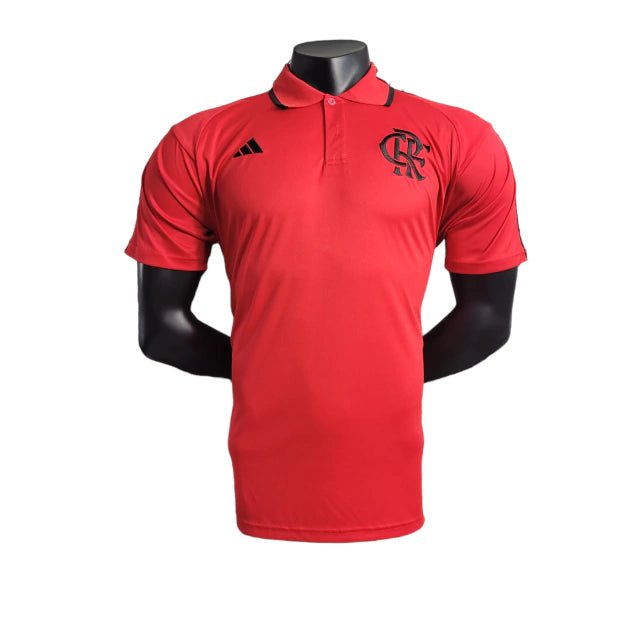 Camisa Polo Flamengo 23/24 - Torcedor Masculina - Vermelho - Manto Elegante