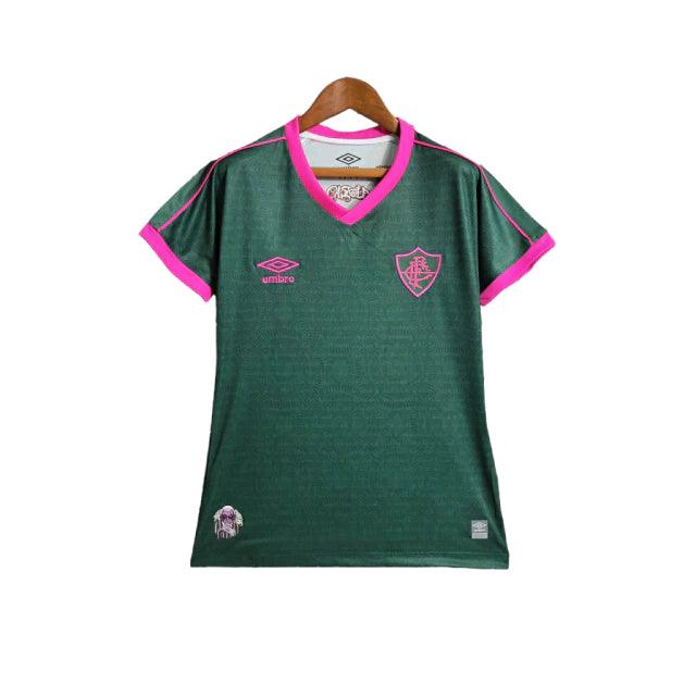 Camisa Fluminense III 23/24 - Torcedor Feminina - Verde - Manto Elegante