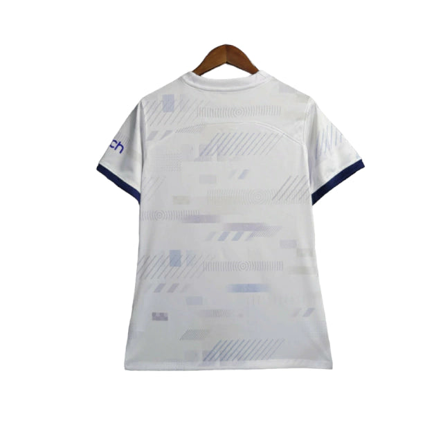 Camisa Tottenham I (Home) 23/24 - Torcedor Feminina - Branco - Manto Elegante