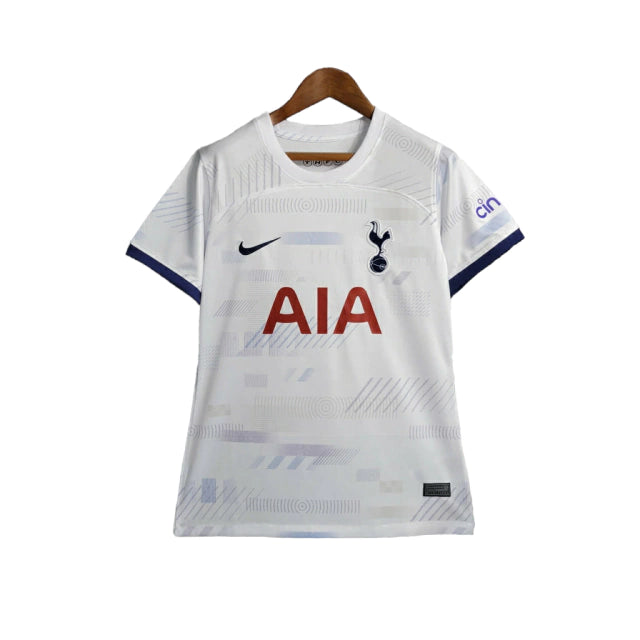 Camisa Tottenham I (Home) 23/24 - Torcedor Feminina - Branco - Manto Elegante