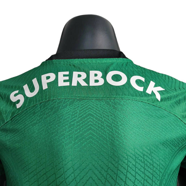 Sporting I (Home) Shirt 23/24 - Men's Player - Green and White 
