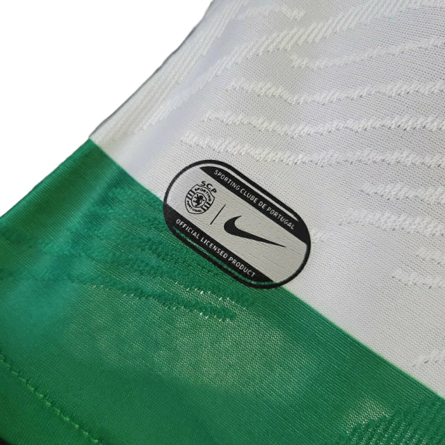 Sporting I (Home) Shirt 23/24 - Men's Player - Green and White 