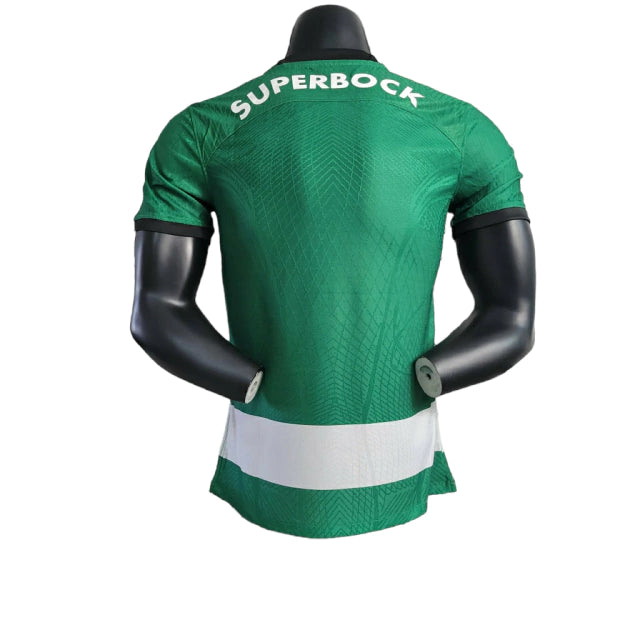 Camisa Sporting I (Home) 23/24 - Jogador Masculina - Verde e Branco