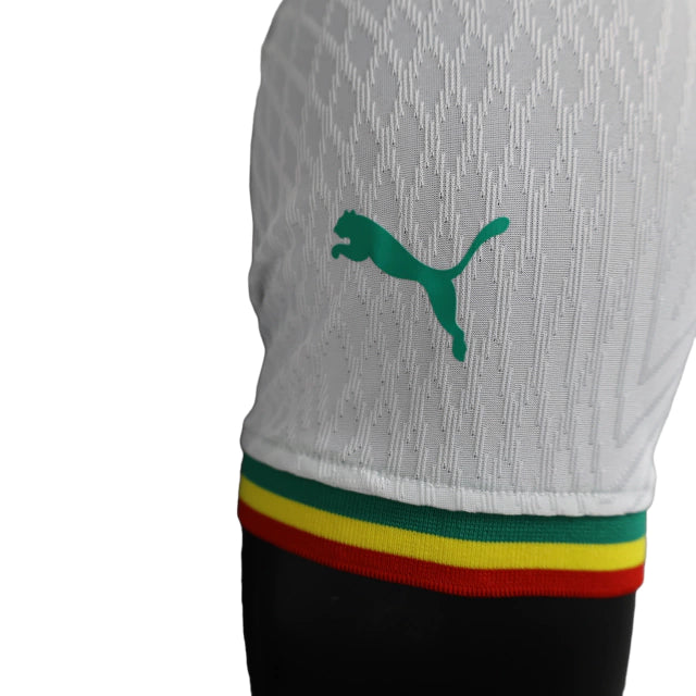 Camisa Seleção do Senegal I (Home) 23/24 - Jogador Masculina - Branco - Manto Elegante