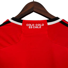 Camisa Colo-Colo II (Away) 23/24 - Torcedor Masculina - Vermelhto - Manto Elegante