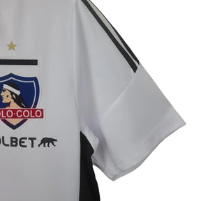 Camisa de Treino Colo-Colo 22/23 - Torcedor Masculina - Branco - Manto Elegante