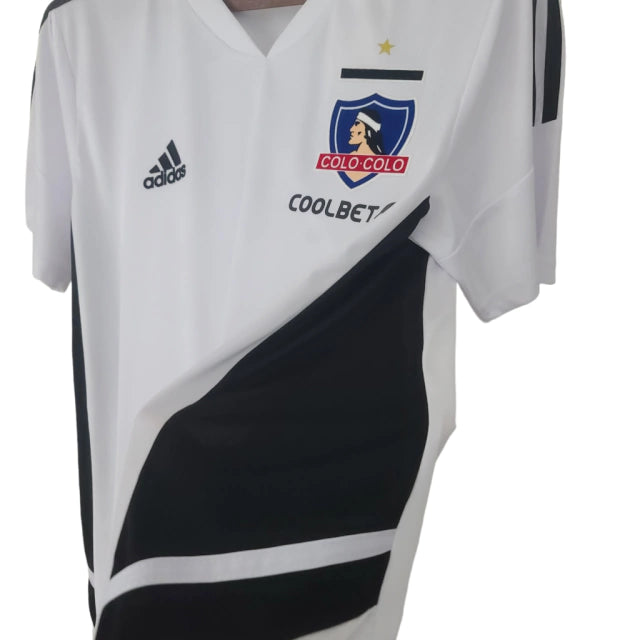 Camisa de Treino Colo-Colo 22/23 - Torcedor Masculina - Branco - Manto Elegante