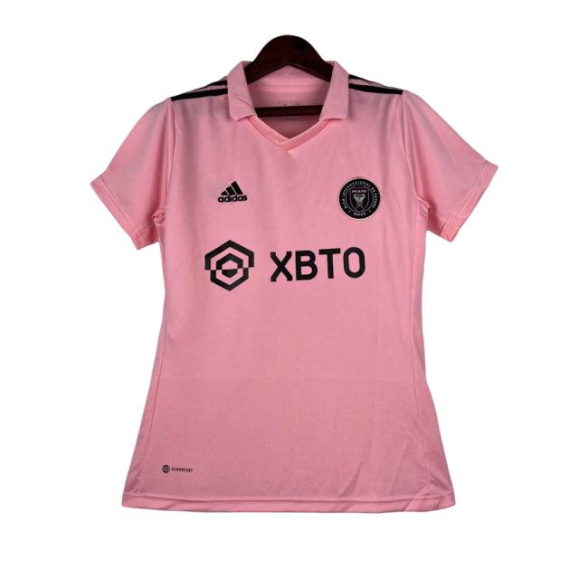 Camisa Inter Miami I (Home) 23/24 - Torcedor Feminina - Rosa - Manto Elegante