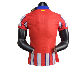 Camisa Atlético de Madrid I (Home) 24/25 - Jogador Masculina - Vermelho, Branco e Azul