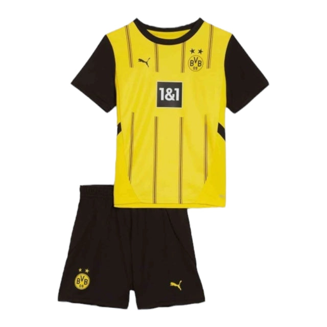 Pronta-Entrega - Conjunto Infantil Borussia Dortmund Home 2024