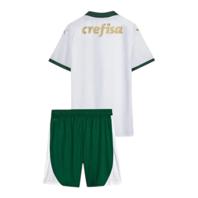 Pronta-Entrega - Conjunto Infantil Palmeiras Away 2024