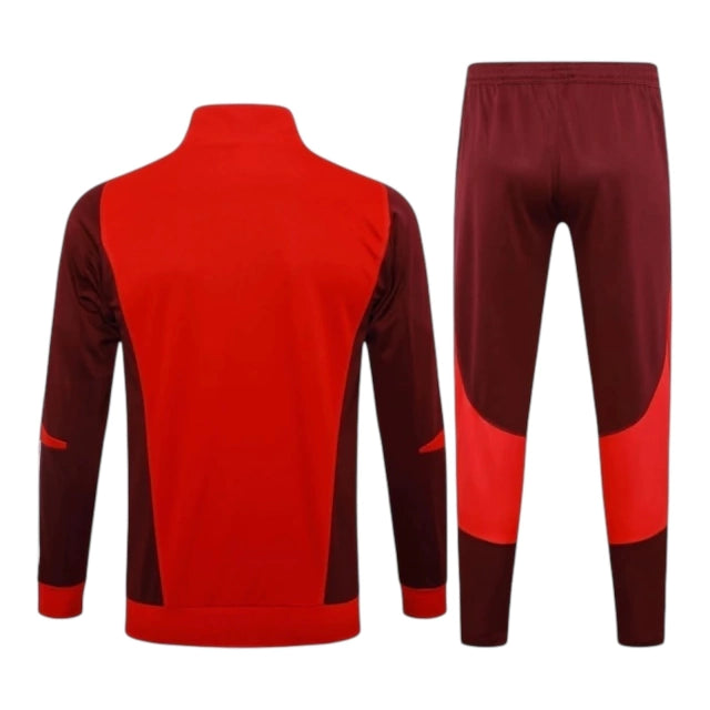 Conjunto Internacional 24/25 - Masculino - Vermelho com Zíper