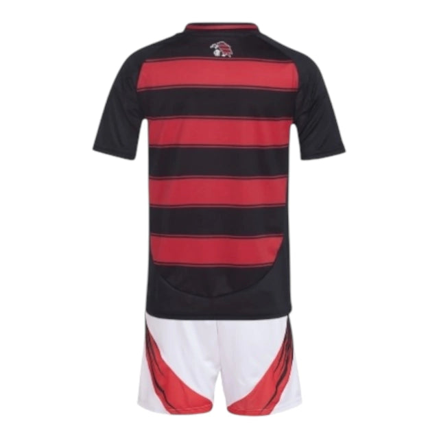 Pronta-Entrega - Conjunto Infantil Flamengo Home 2025