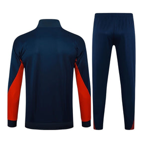 Conjunto Barcelona 2025 - Azul e Vermelho com Zíper