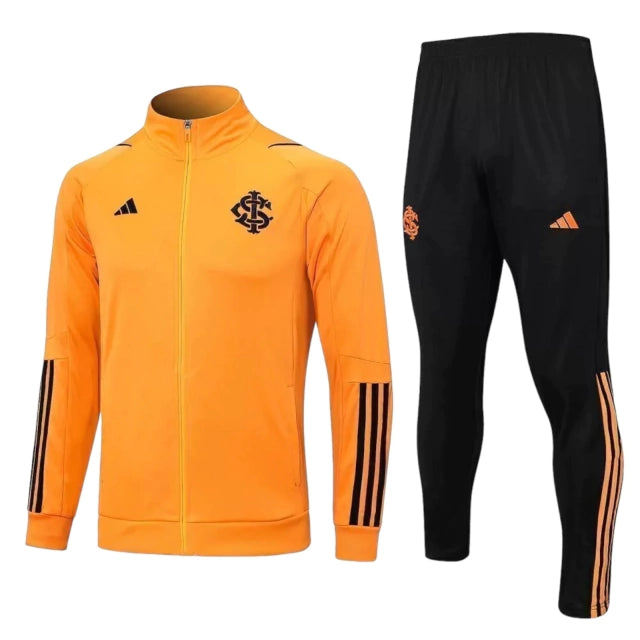 Conjunto Internacional 23/24 - Masculino - Laranja com Zíper