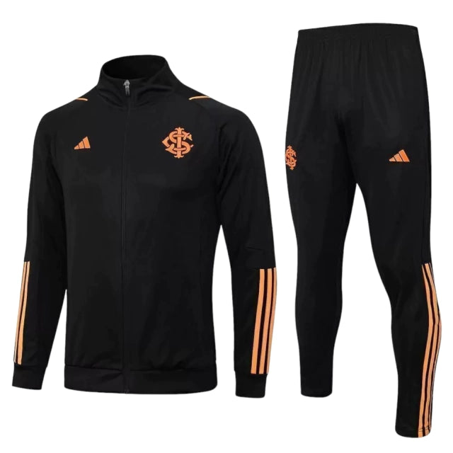 Conjunto Internacional 23/24 - Masculino - Preto com Zíper