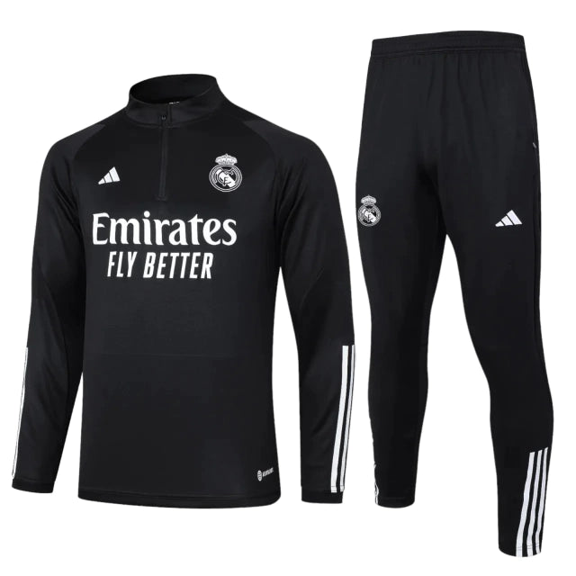 Conjunto Real Madrid 24/25 - Masculino - Preto