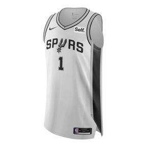 Camiseta Regata San Antonio Spurs 23/24 - Masculina - Branco e Preto