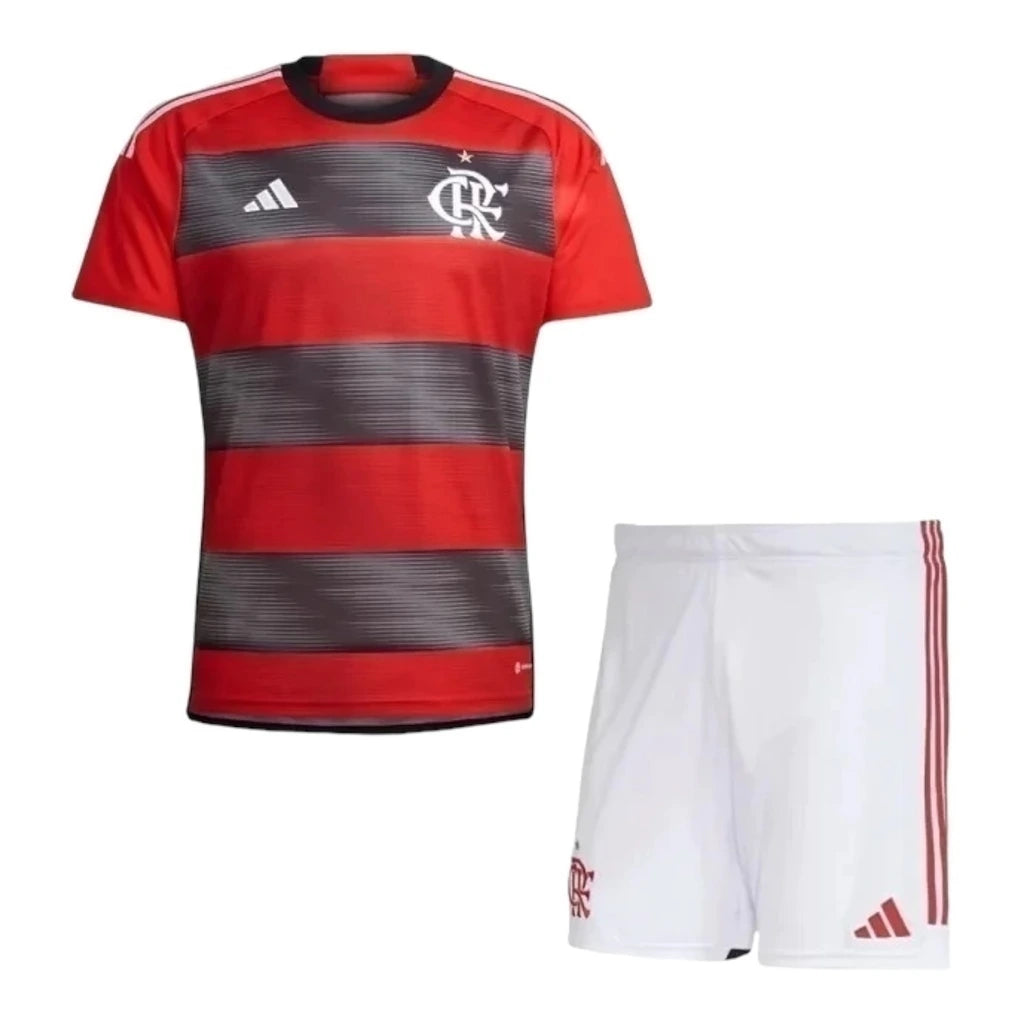 Conjunto Infantil Flamengo I 23/24 - Vermelho