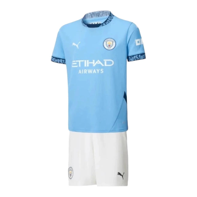 Pronta-Entrega - Conjunto Infantil Manchester City Home 2024