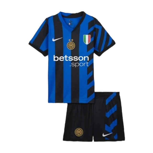 Pronta-Entrega - Conjunto Infantil Inter de Milão Home 2024