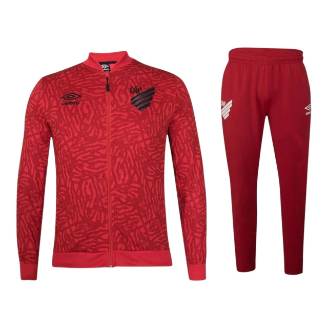 Conjunto Athletico Paranaense 24/25 - Masculino - Vermelho com Zíper
