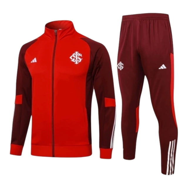Conjunto Internacional 24/25 - Masculino - Vermelho com Zíper