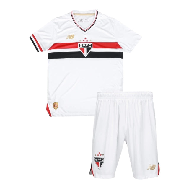 Pronta-Entrega - Conjunto Infantil São Paulo Home 2025