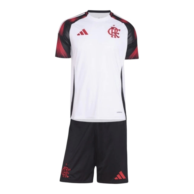 Pronta-Entrega - Conjunto Infantil Flamengo Away 2025